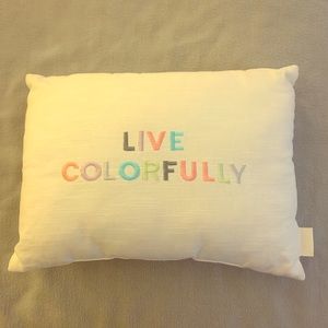 Kate Spade Live Colorfully accent pillow